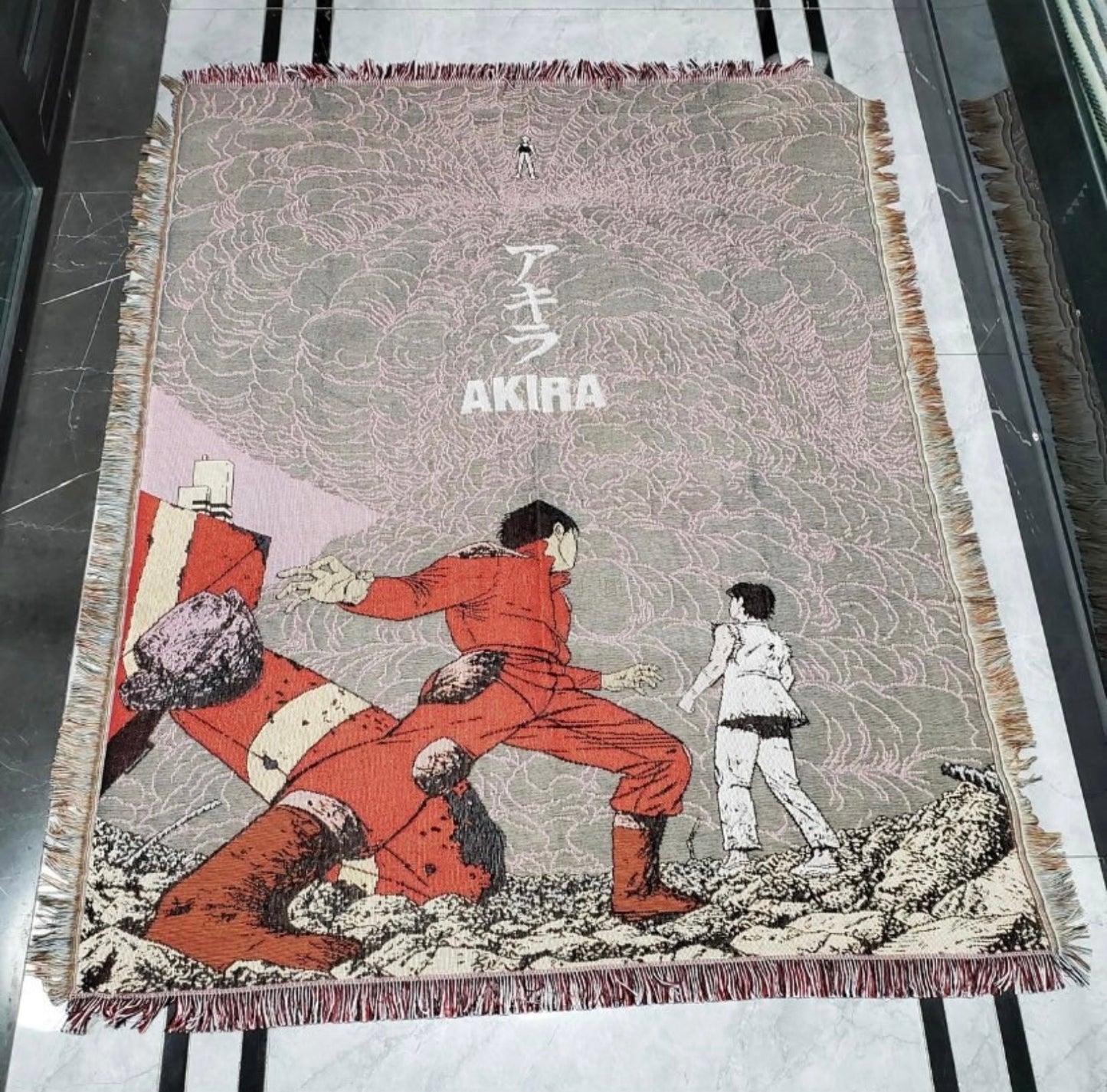 Akira woven tapestry blanket - 100% cotton