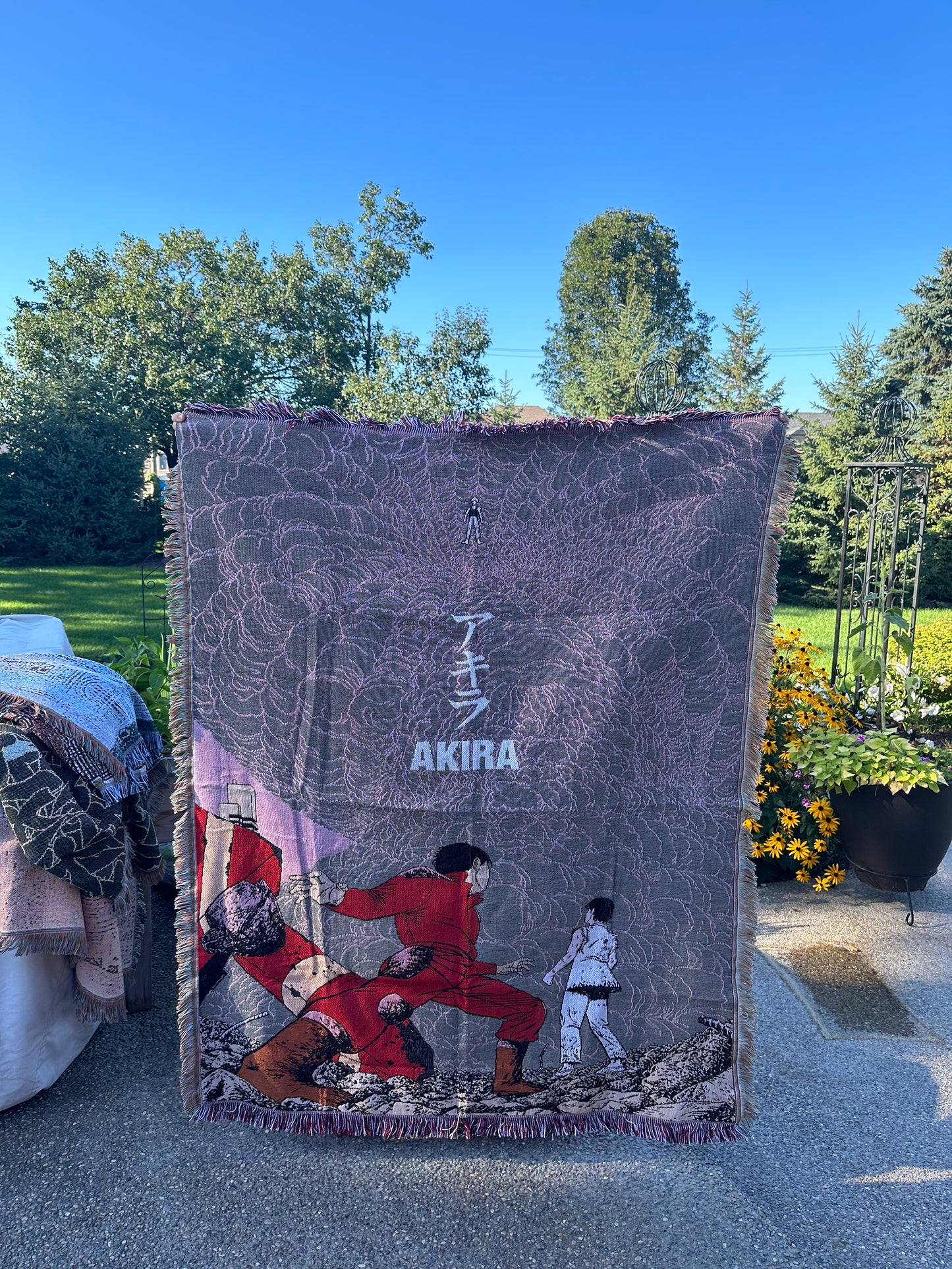 Akira woven tapestry blanket - 100% cotton